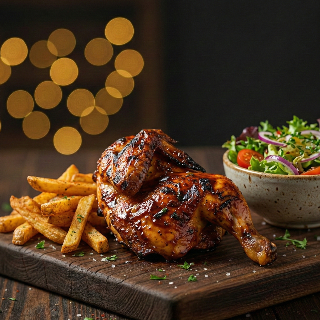 Demi-poulet grillé - Grill & Alegria